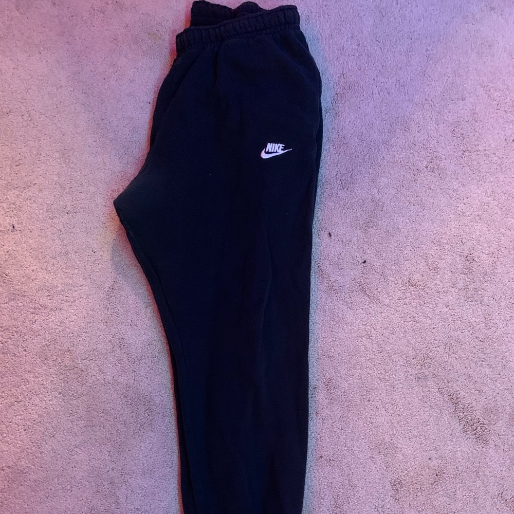 Black Nike joggers
